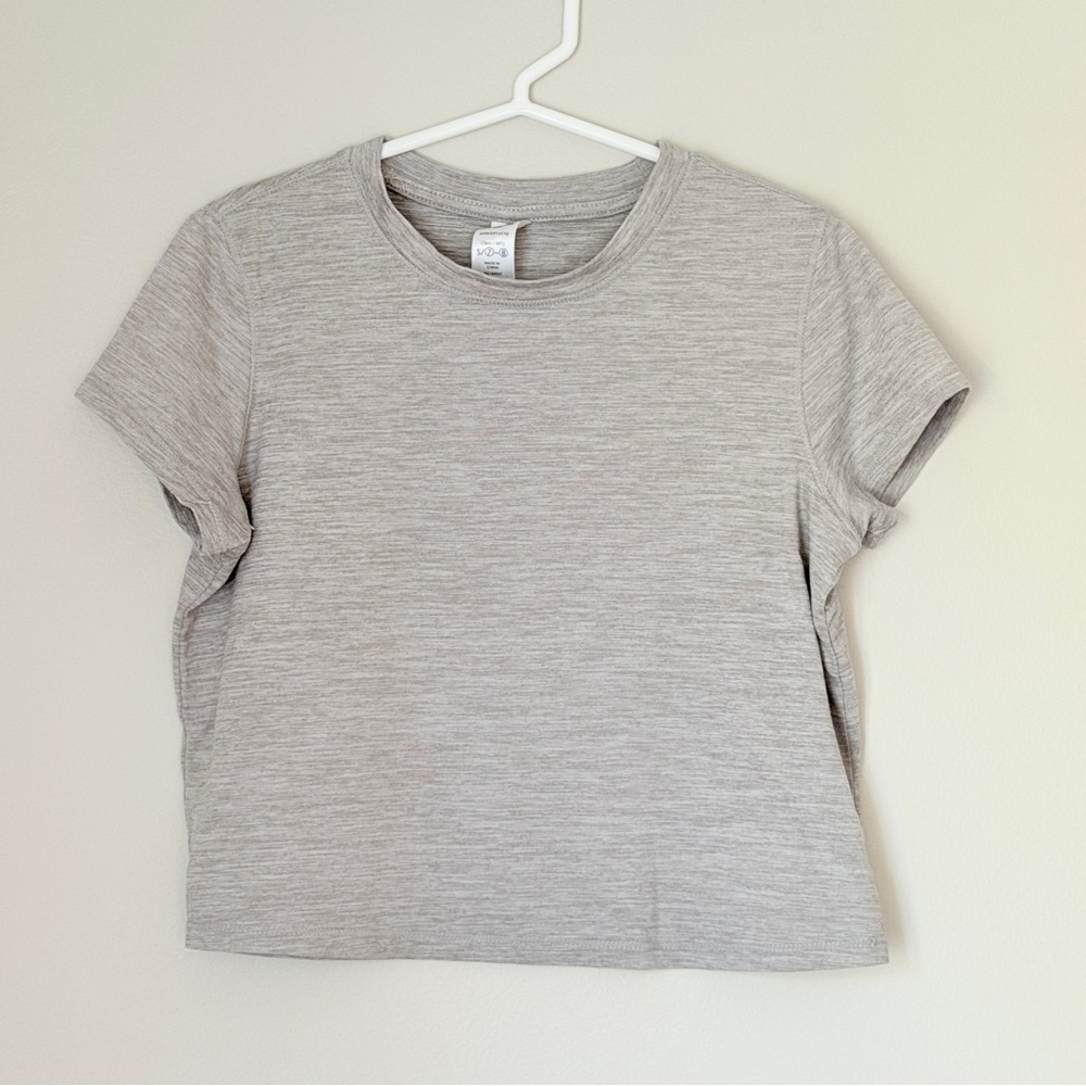 90 Degree By Reflex Gray Short Sleeve Tee